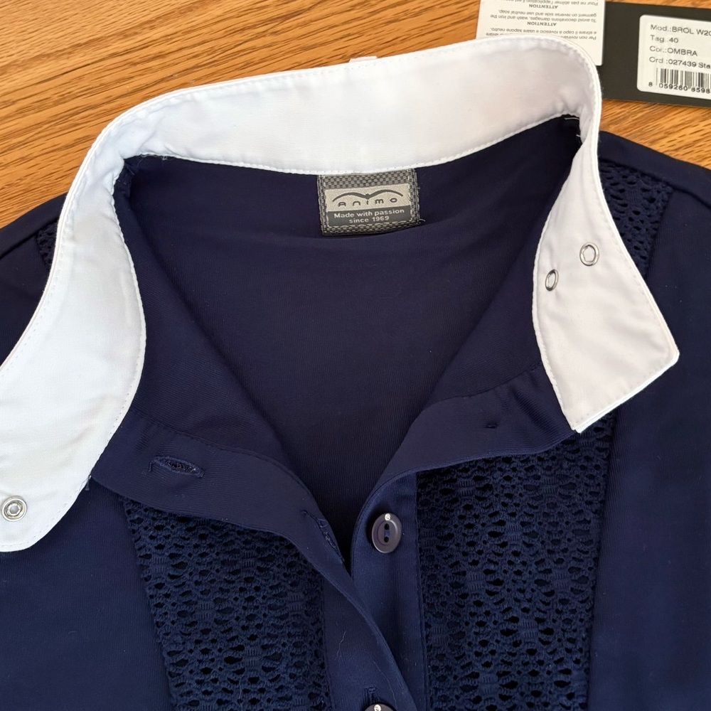 Animo Equestrian Lace Inset Shirt - Picture 2 of 7